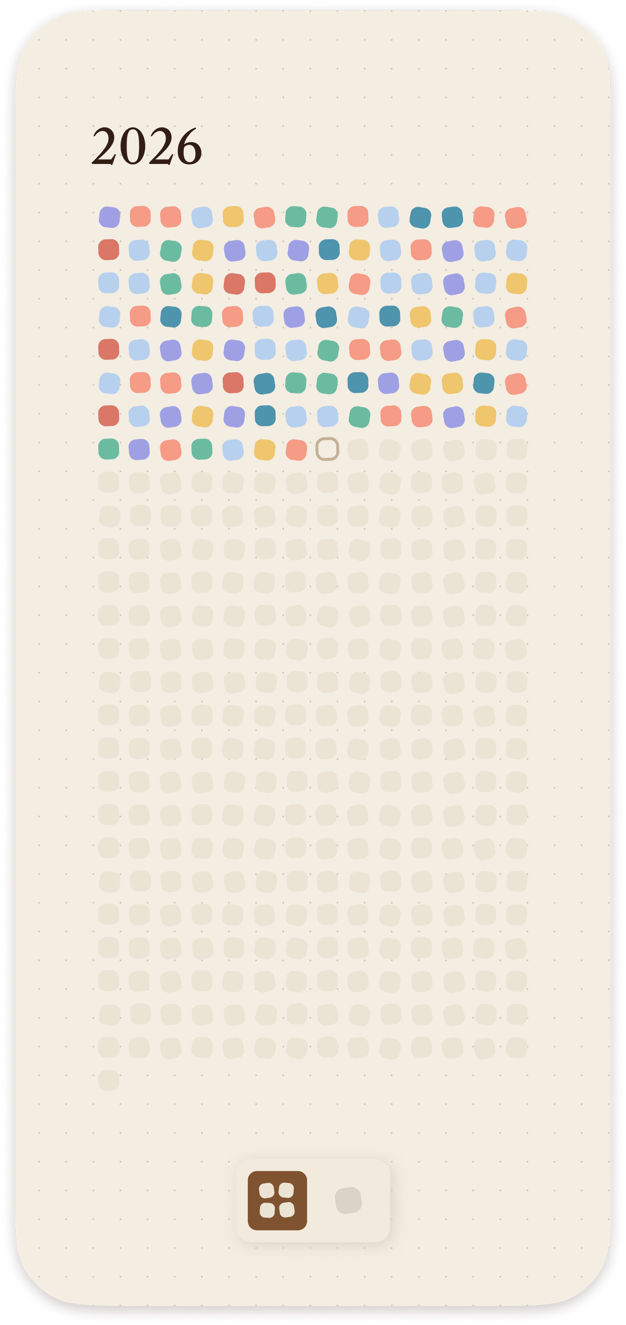 Life in Pixels - Year view